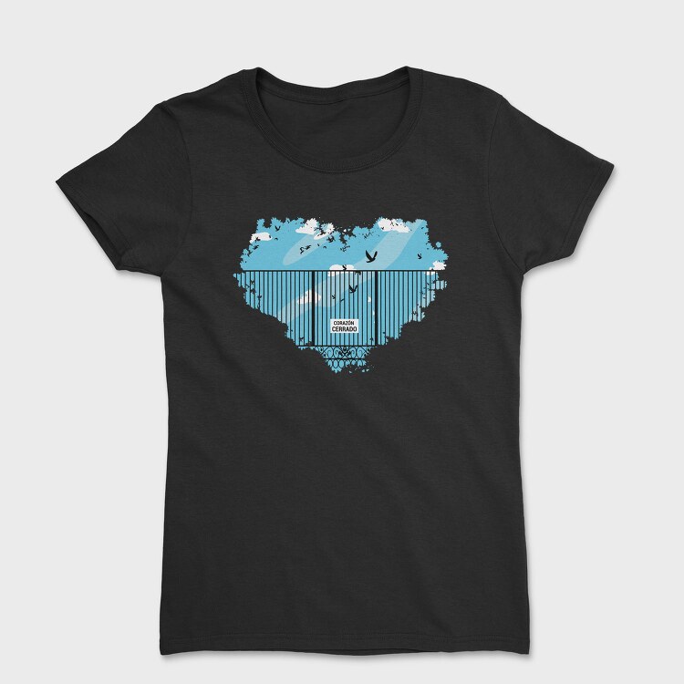 Caged Heart Freedom, Tricou Femei