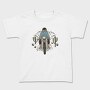 Biker Skeleton Cactus, Tricou Copii
