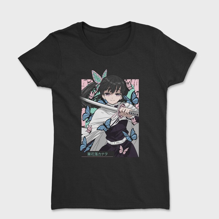Butterfly Katana Girl, Tricou Femei