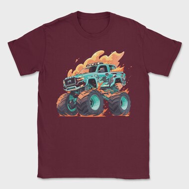 Monster Truck, Tricou Barbati (Unisex)