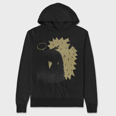 Moody Birds, Hanorac Oversize Barbati (Unisex)