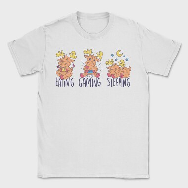 Moose Gamer, Tricou Barbati (Unisex)