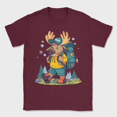 Moose Hiking, Tricou Barbati (Unisex)