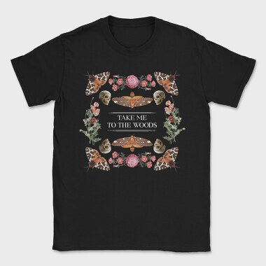Moth Mandala, Tricou Barbati (Unisex)