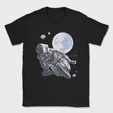 Motorbike Astronaut, Tricou Barbati (Unisex)