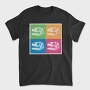 Allosaurus Pop Art, Tricou Barbati (Unisex)