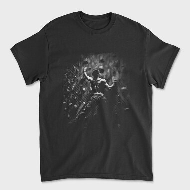 Man Climbing Wall, Tricou Barbati (Unisex)