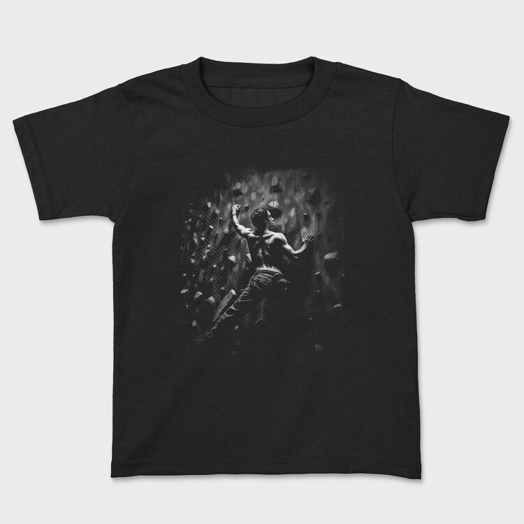 Man Climbing Wall, Tricou Copii