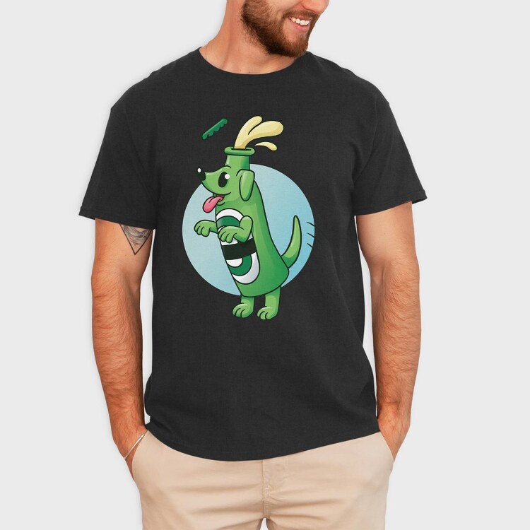 Beer Dog, Tricou Barbati (Unisex)