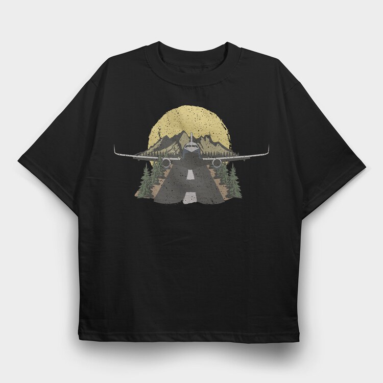 Retro Nature Outdoor 16, Tricou Oversize Barbati (Unisex)