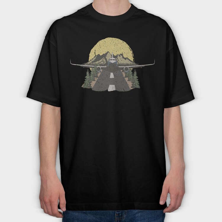 Retro Nature Outdoor 16, Tricou Oversize Barbati (Unisex)