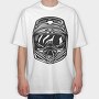 Motocross Helmet, Tricou Oversize Barbati (Unisex)