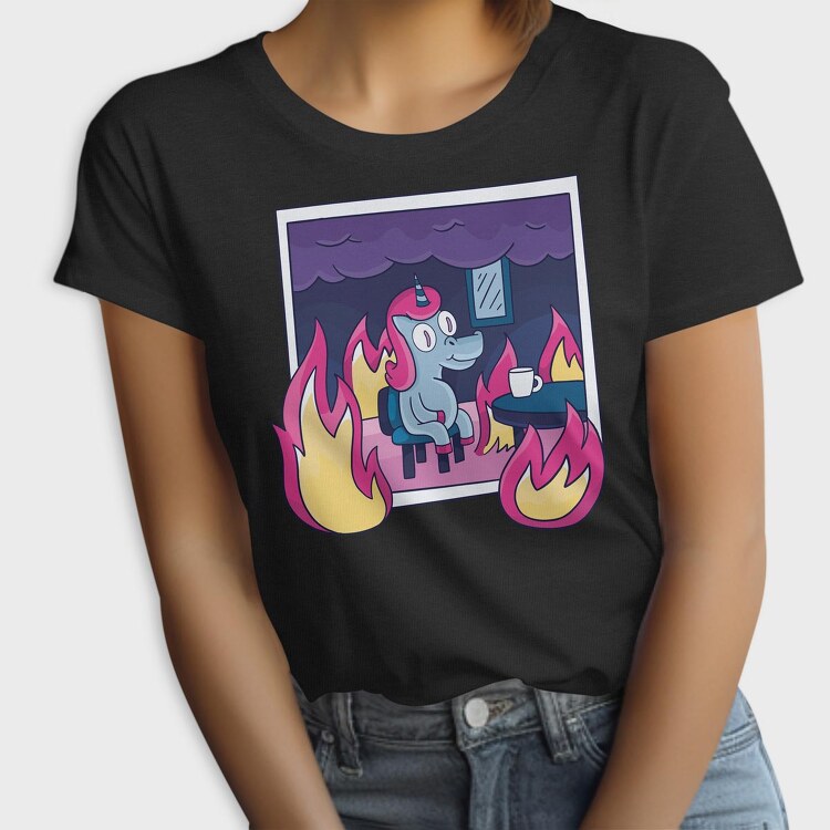 Unicorn in Fire, Tricou Femei