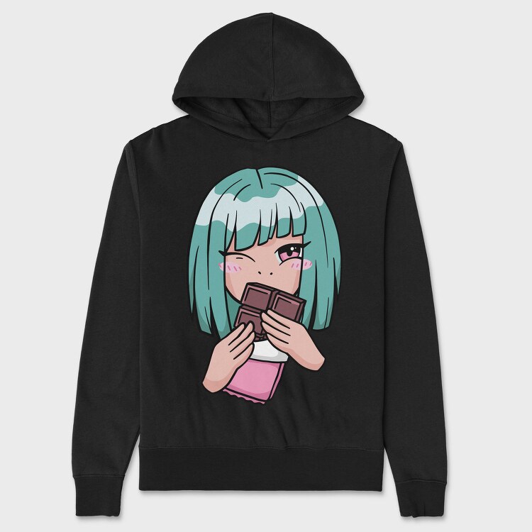 Chocolate Girl, Hanorac Oversize Barbati (Unisex)