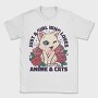 Cat Rose Anime, Tricou Barbati (Unisex)