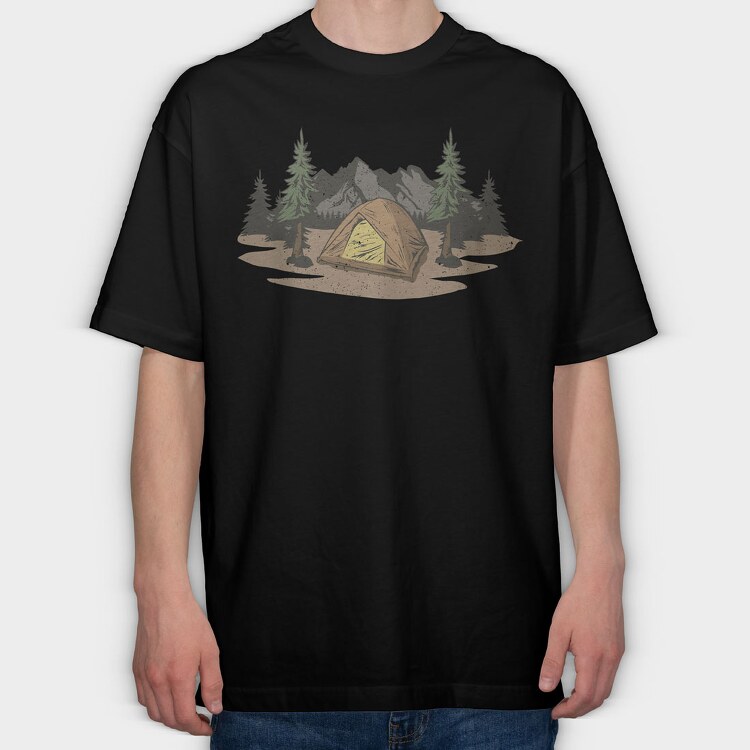 Retro Nature Outdoor 23, Tricou Oversize Barbati (Unisex)