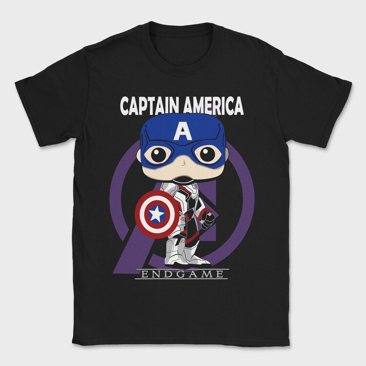 Captain America Endgame, Tricou Barbati (Unisex)