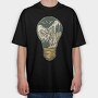 Night Lamp, Tricou Oversize Barbati (Unisex)