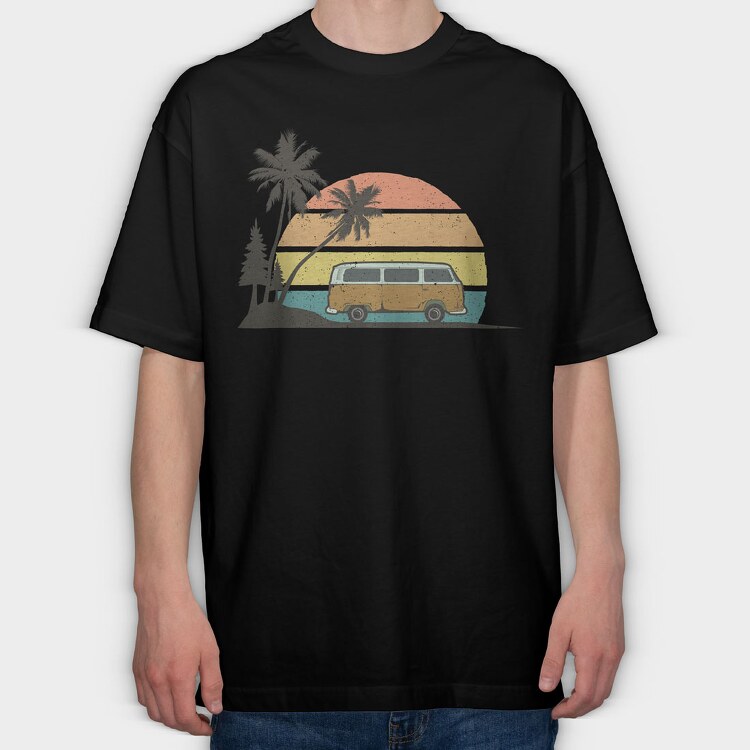 Retro Nature Outdoor 24, Tricou Oversize Barbati (Unisex)