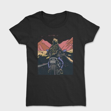 Motorbike Landscape, Tricou Femei