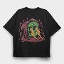 Skull Lightning, Tricou Oversize Barbati (Unisex)