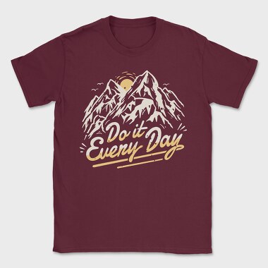 Mountain Quote, Tricou Barbati (Unisex)