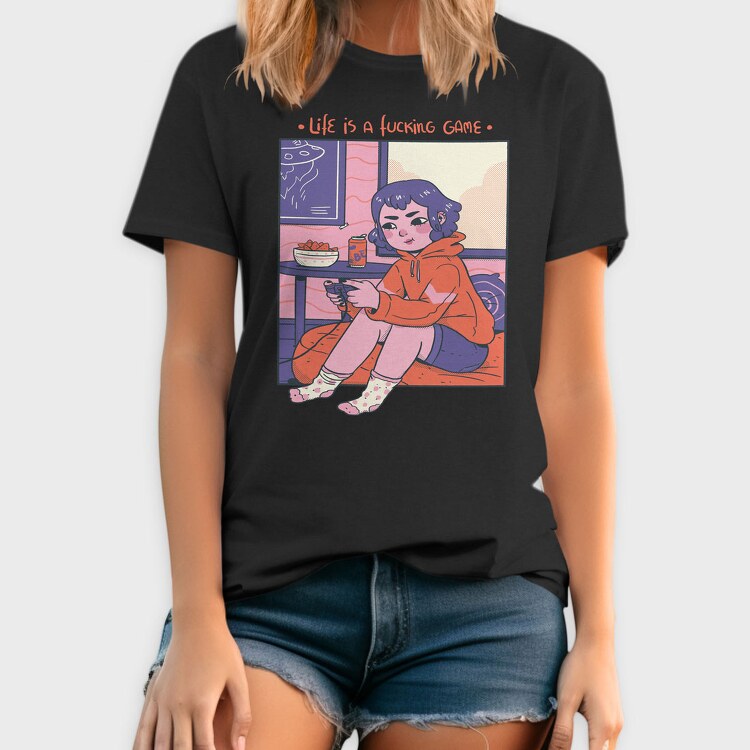 Comfy Chill Girl 6, Tricou Barbati (Unisex)