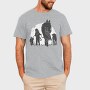 Girl And Animals, Tricou Barbati (Unisex)