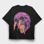 Skull Smile, Tricou Oversize Barbati (Unisex)