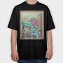 Cute Nature Window, Tricou Oversize Barbati (Unisex)