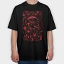 Cactus Collage, Tricou Oversize Barbati (Unisex)