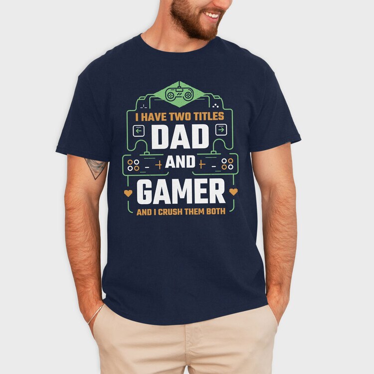 Dad Gamer, Tricou Barbati (Unisex)