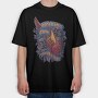 Rock and Roll Can Never Die, Tricou Oversize Barbati (Unisex)