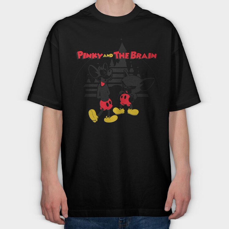 Pinky & the Brain 5, Tricou Oversize Barbati (Unisex)