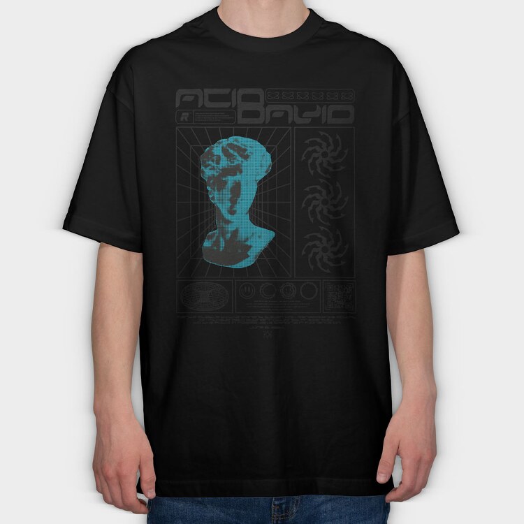 Acid 2, Tricou Oversize Barbati (Unisex)