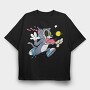 Crazy Tom, Tricou Oversize Barbati (Unisex)