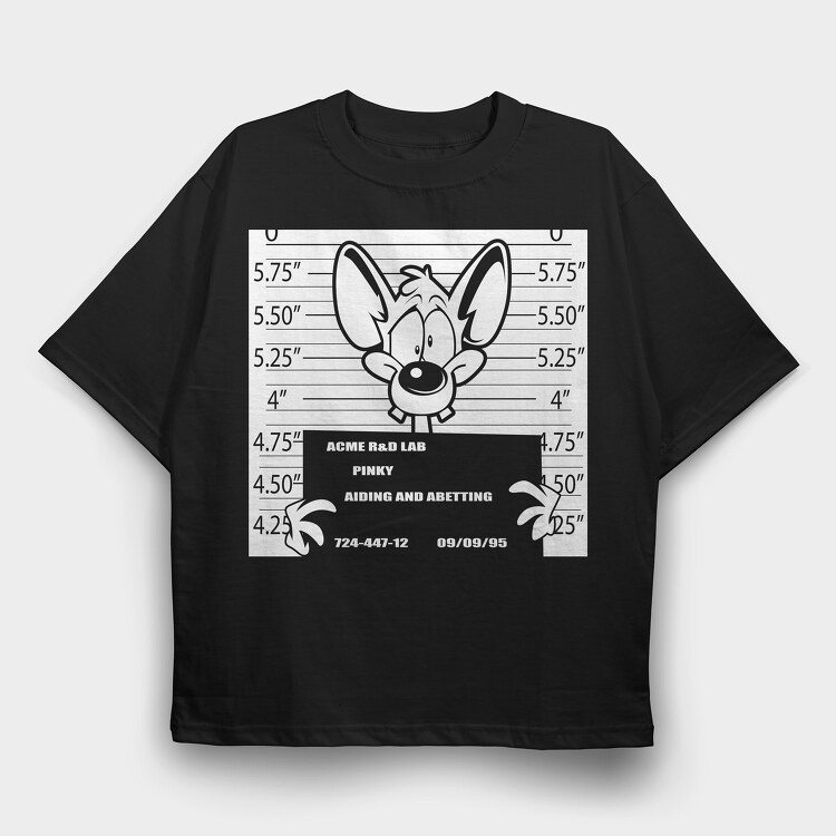 Pinky & the Brain 7, Tricou Oversize Barbati (Unisex)