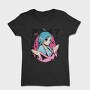 Blue Hair Sorry No, Tricou Femei