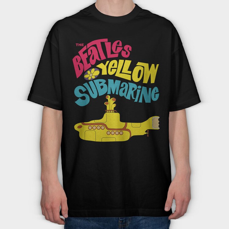 The Beatles 12, Tricou Oversize Barbati (Unisex)