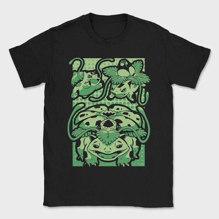 Bulbasaur Jungle, Tricou Barbati (Unisex)