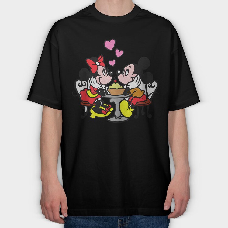 Cartoon Retro Disney 2, Tricou Oversize Barbati (Unisex)