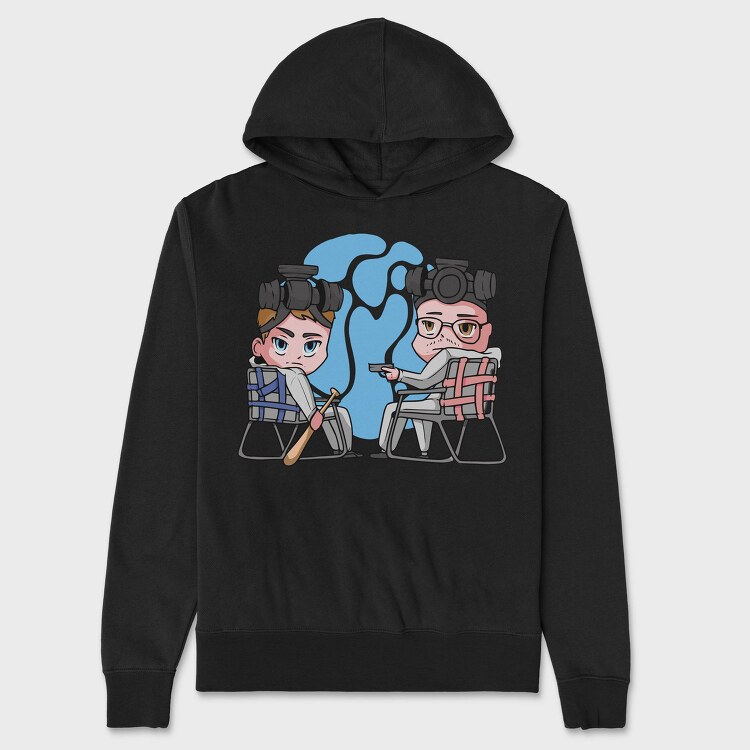 Brainwave Duel, Hanorac Oversize Barbati (Unisex)