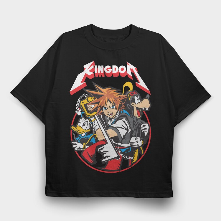 Kingdom, Tricou Oversize Barbati (Unisex)