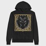 Black Panther Mask 1, Hanorac Oversize Barbati (Unisex)