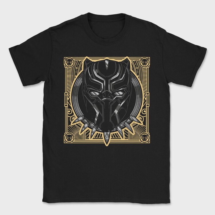 Black Panther Mask 1, Tricou Barbati (Unisex)