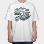 Musclecars, Tricou Oversize Barbati (Unisex)