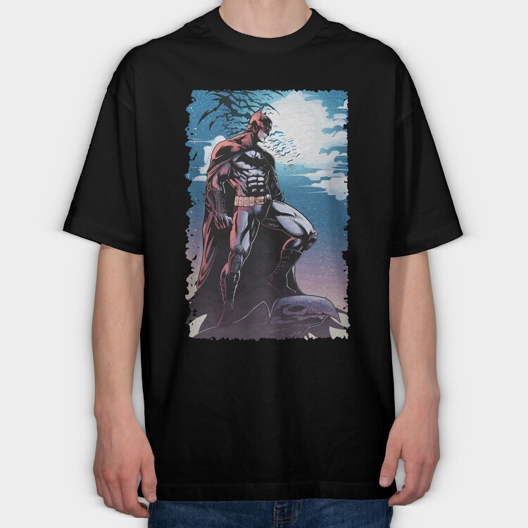 Batman 1, Tricou Oversize Barbati (Unisex)