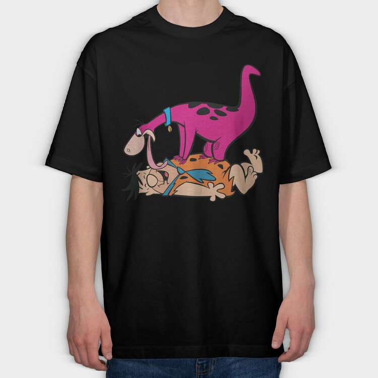 The Flintstones 11, Tricou Oversize Barbati (Unisex)