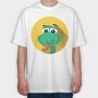 Snake Tongue Out, Tricou Oversize Barbati (Unisex)