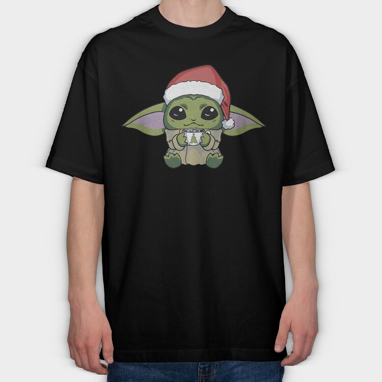 Baby Yoda 13, Tricou Oversize Barbati (Unisex)